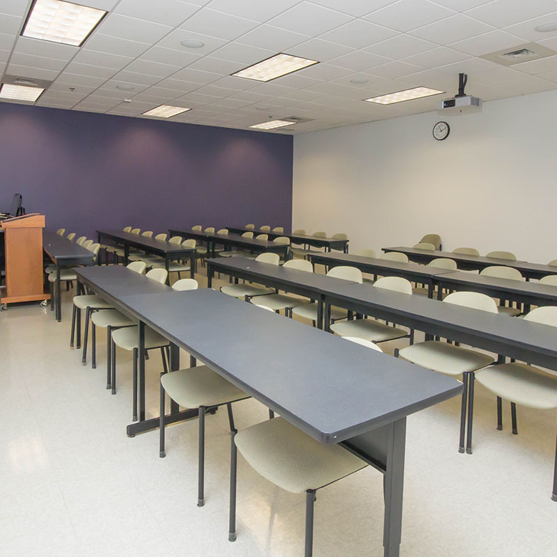 wide view of classroom