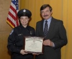 Rebekah Deeds, Waynesboro Police Department - at left