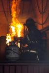 Fire training at HACC's Senator John J. Shumaker Public Safety Training Center