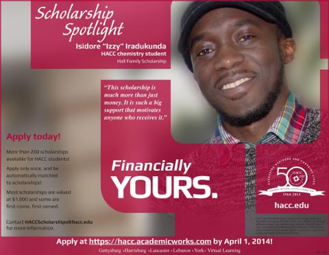 Isidore &quot;Izzy&quot; Iradukunda - Scholarship Spotlight